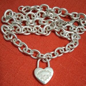 Tiffany & Co. Heart Padlock NECKLACE